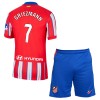 Conjunto (Camiseta+Pantalón Corto) Atlético Madrid Griezmann 7 Primera Equipación 2024-25 - Niño